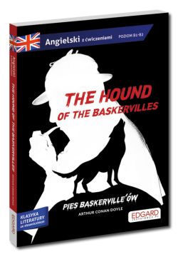 Okadka ksiki - The hound of the Baskervilles/Pies Baskerville'w. Adaptacja klasyki z wiczeniami