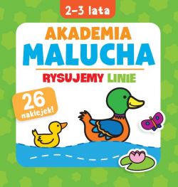 Okadka ksiki - Akademia malucha. Rysujemy linie