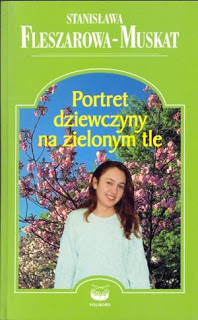 Okadka ksiki - Portret dziewczyny na zielonym tle