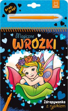 Okadka ksiki - Magiczne wrki. Zdrapywanka z rysikiem