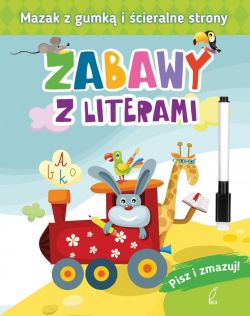 Okadka ksiki - Pisz i zmazuj. Zabawy z literami