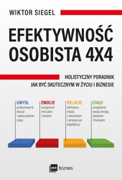 Okadka ksiki - Efektywno osobista 4x4. Holistyczny poradnik jak by skutecznym w yciu i biznesie