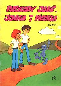 Okadka ksiki -  Przygody Jonki, Jonka i Kleksa, cz 1