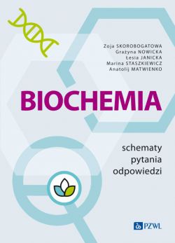 Okadka ksiki - Biochemia. Schematy  pytania  odpowiedzi