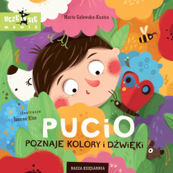 Okadka ksiki - Pucio poznaje kolory i dwiki