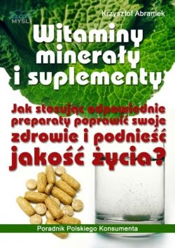 Okadka ksiki - Witaminy, mineray i suplementy