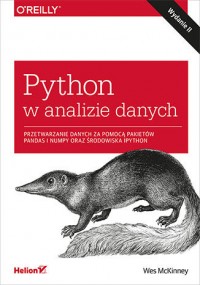 Okadka ksiki - Python w analizie danych. Przetwarzanie danych za pomoc pakietw Pandas i NumPy oraz rodowiska IPython. Wydanie II