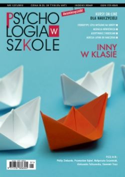 Okadka ksiki - Psychologia w szkole 1(37)/2013