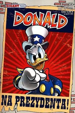 Okadka ksiki - Donald na prezydenta