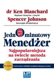 Okadka ksiki - Jednominutowy Meneder. Najpopularniejsza na wiecie metoda zarzdzania