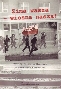 Okadka ksiki - Zima wasza–wiosna nasza. Opr spoeczny na Mazowszu