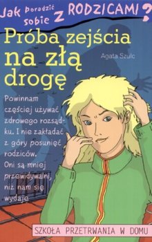 Okadka ksiki - Prba zejcia na z drog