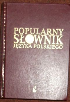 Okadka ksiki - Popularny sownik jzyka polskiego