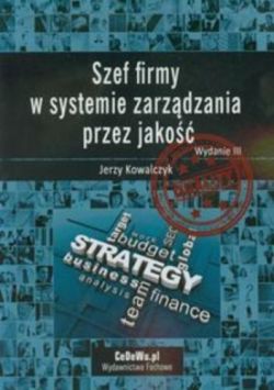 Okadka ksiki - Szef firmy w systemie zarzdzania przez jako