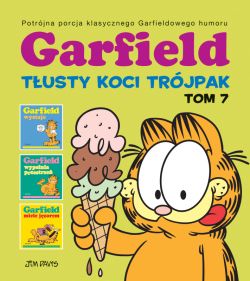 Okadka ksiki - Garfield. Tusty koci trjpak. Tom 7