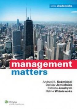 Okadka ksiki - Management matters