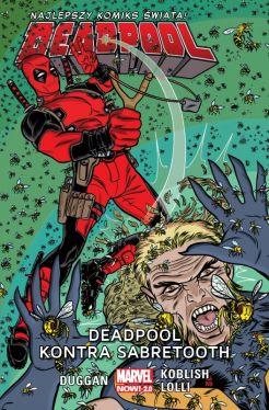 Okadka ksiki - Deadpool kontra Sabretooth, tom 3