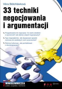 Okadka ksiki - 33 techniki negocjowania i argumentacji