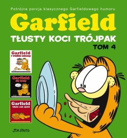 Okadka ksiki - Garfield. Tusty koci trjpak. Tom 4