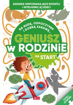 Okadka ksiki - Geniusz w rodzinie Na start