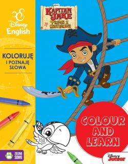 Okadka ksiki - Colour and learn! Jake. Koloruj i poznaj sowa. Disney English