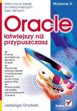 Okadka ksiki - Oracle - atwiejszy ni przypuszczasz. Wydanie III