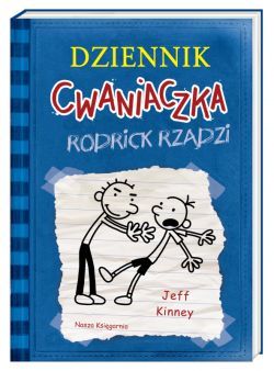 Okadka ksiki - Dziennik cwaniaczka. Rodrick rzdzi