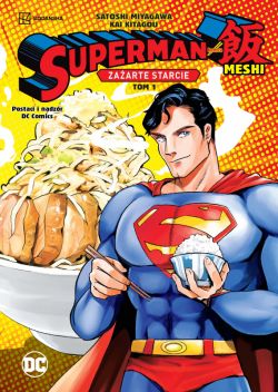 Okadka ksiki - Superman kontra Meshi. Zaarte starcie. Tom 1