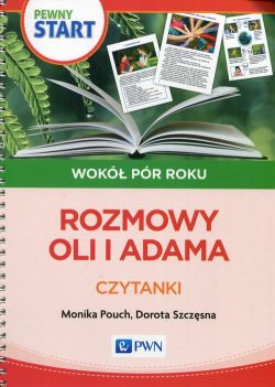 Okadka ksiki - Pewny Start. Wok pr roku. Rozmowy Oli i Adama. Czytanki