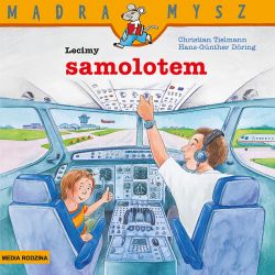 Okadka ksiki - Mdra Mysz. Lecimy samolotem