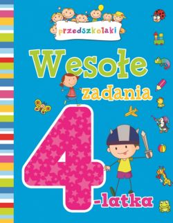 Okadka ksiki - Wesoe zadania 4 latka 