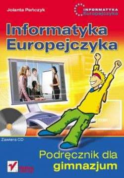 Okadka ksiki - Informatyka Europejczyka. Podrcznik dla gimnazjum (scalenie) (Stara podstawa programowa)