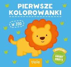 Okadka ksiki - Pierwsze kolorowanki. W zoo