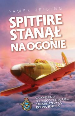 Okadka ksiki - Spitfire stan na ogonie