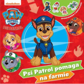 Okadka ksiki - Psi Patrol. Opowiadania z naklejkami. Psi Patrol pomaga na farmie