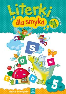 Okadka ksiki - Literki dla smyka ze smokiem