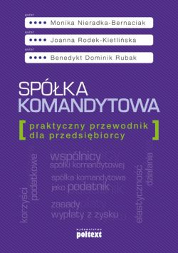 Okadka ksiki - Spka komandytowa. Praktyczny przewodnik dla przedsibiorcy