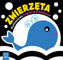 Okadka ksiki - Zwierzta. Kontrastowa ksieczka dzidziusia