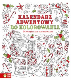 Okadka ksiki - Kalendarz adwentowy do kolorowania