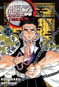 Okadka ksiki - MIECZ ZABJCY DEMONW - KIMETSU NO YAIBA: TOM 15