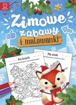 Okadka ksiki - Zimowe zabawy i malowanki