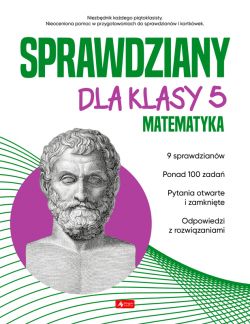 Okadka ksiki - Sprawdziany dla klasy 5. Matematyka