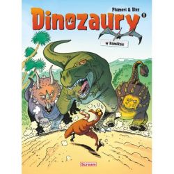 Okadka ksiki - Dinozaury w komiksie. Tom 1