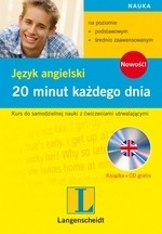 Okadka ksiki - Jzyk angielski 20 minut kadego dnia poziom podstawowy i rednio zaawansowany + CD