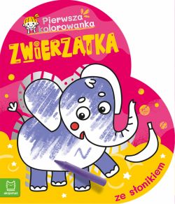 Okadka ksiki - Zwierztka. Pierwsza kolorowanka ze sonikiem