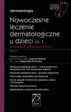 Okadka ksiki - Nowoczesne leczenie dermatologiczne u dzieci cz. I. Wybrane zagadnienia. W gabinecie lekarza specjalisty.