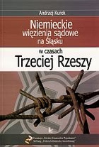 Okadka ksiki - Niemieckie wizienia sdowe na lsku w czasach Trzeciej Rzeszy