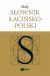 Okadka ksiki - May sownik acisko-polski