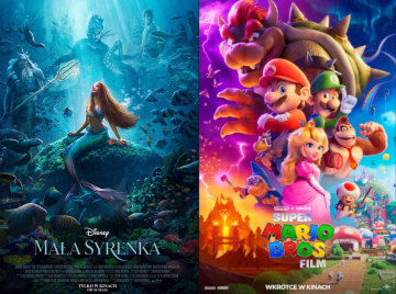 News „Maa syrenka” i „Super Mario Bros. Film” – na to wybierz si dzi do kina!