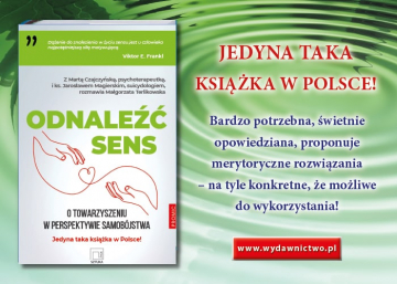 News Jedyna taka ksika w Polsce. „Odnale sens. O towarzyszeniu w perspektywie samobjstwa